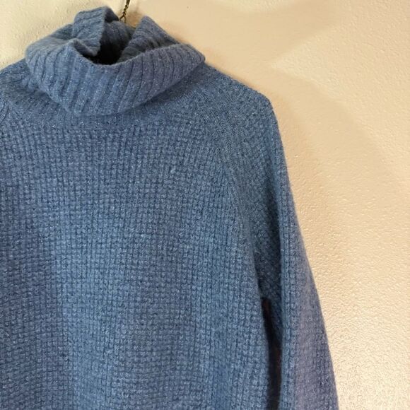 Pendleton wool blend Blue Turtleneck Sweater L - Picture 2 of 5